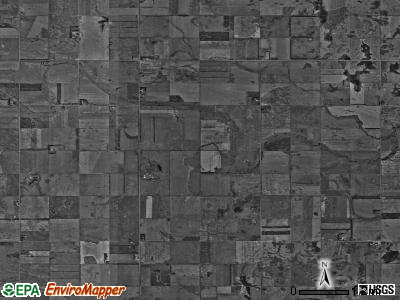 Wano township, North Dakota satellite photo by USGS