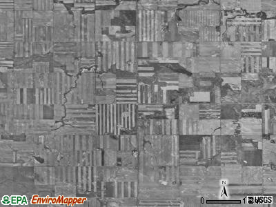 Strehlow township, North Dakota satellite photo by USGS