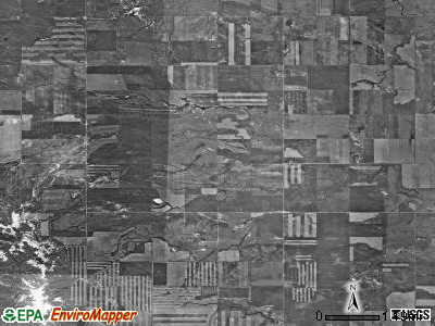 Connor township, North Dakota satellite photo by USGS