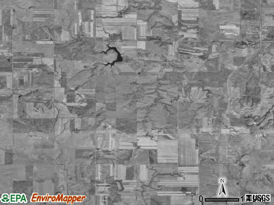 Raleigh township, North Dakota satellite photo by USGS