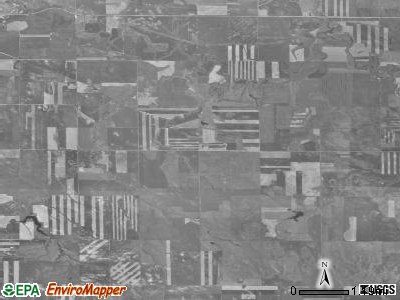 Brittian township, North Dakota satellite photo by USGS