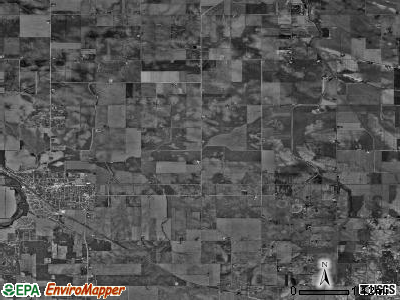 Genoa township, Illinois satellite photo by USGS