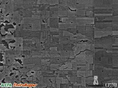 Pomona View township, North Dakota satellite photo by USGS