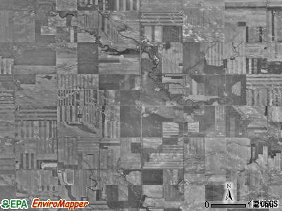 Kennedy township, North Dakota satellite photo by USGS