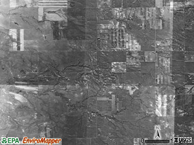 Crawford township, North Dakota satellite photo by USGS