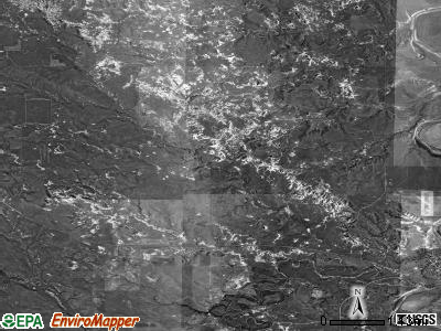 Bucklin township, North Dakota satellite photo by USGS