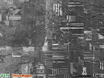 Cash township, North Dakota satellite photo by USGS