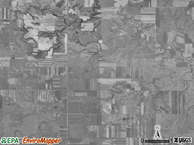 Fisher township, North Dakota satellite photo by USGS