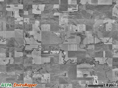 Chandler township, North Dakota satellite photo by USGS