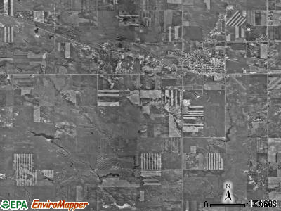 Bowman township, North Dakota satellite photo by USGS