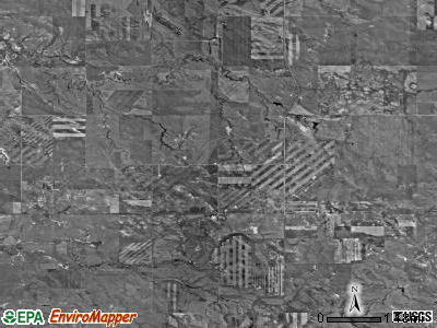 Adelaide township, North Dakota satellite photo by USGS