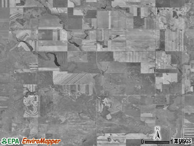 Beisigl township, North Dakota satellite photo by USGS