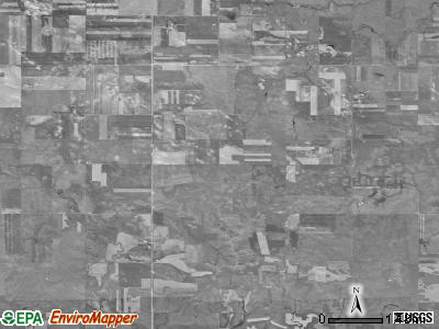 Pretty Rock township, North Dakota satellite photo by USGS