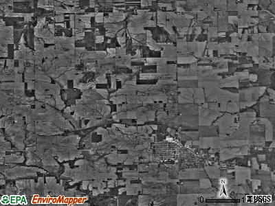 Mount Morris township, Illinois satellite photo by USGS