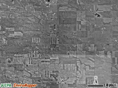 Amor township, North Dakota satellite photo by USGS