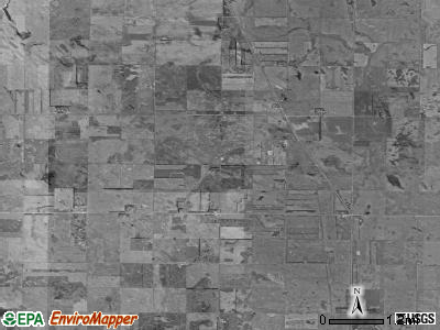 Elden township, North Dakota satellite photo by USGS