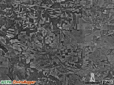 Mount Carroll township, Illinois satellite photo by USGS