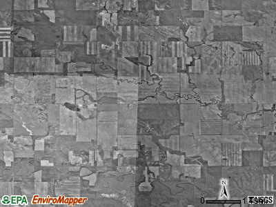 Haley township, North Dakota satellite photo by USGS