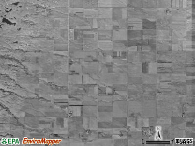 Lorraine township, North Dakota satellite photo by USGS