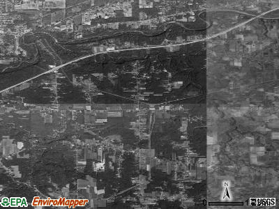 Leroy township, Ohio satellite photo by USGS