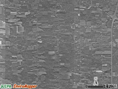 Lenox township, Ohio satellite photo by USGS