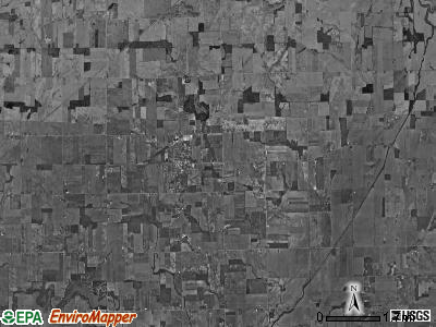 Gorham township, Ohio satellite photo by USGS