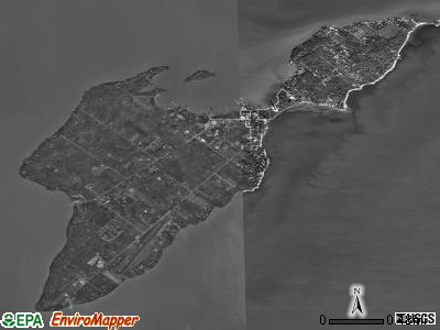 Put-in-Bay township, Ohio satellite photo by USGS
