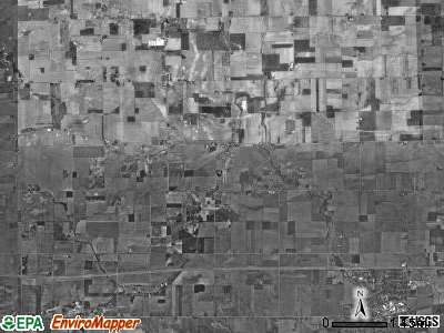Fulton township, Ohio satellite photo by USGS