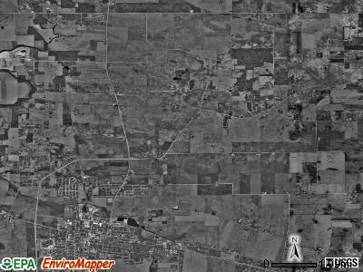 Sycamore township, Illinois satellite photo by USGS