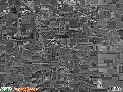 Lake township, Ohio satellite photo by USGS