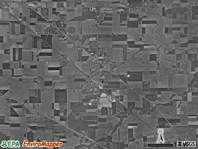 Clay township, Ohio satellite photo by USGS