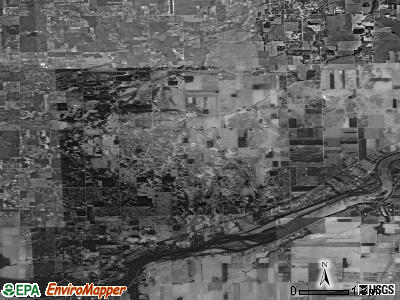 Providence township, Ohio satellite photo by USGS
