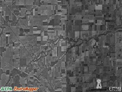 Harris township, Ohio satellite photo by USGS