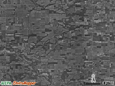Tiffin township, Ohio satellite photo by USGS