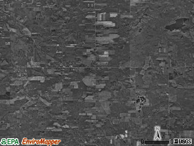 Farmington township, Ohio satellite photo by USGS