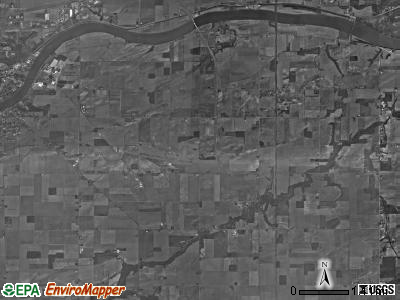 Harrison township, Ohio satellite photo by USGS