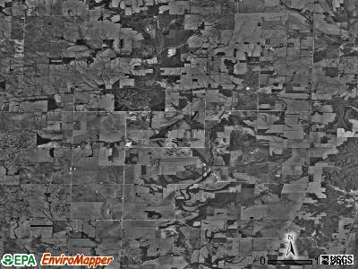 Pine Creek township, Illinois satellite photo by USGS
