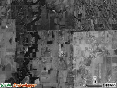 Weston township, Ohio satellite photo by USGS