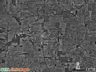 Buffalo township, Illinois satellite photo by USGS