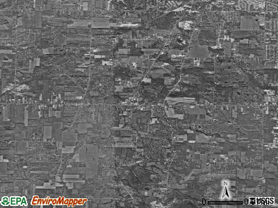 Columbia township, Ohio satellite photo by USGS