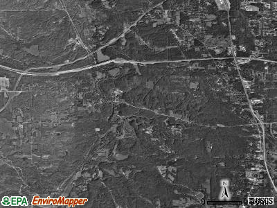 Boston township, Ohio satellite photo by USGS