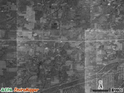 Freedom township, Ohio satellite photo by USGS