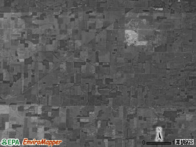 Thompson township, Ohio satellite photo by USGS