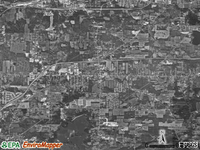 Brimfield township, Ohio satellite photo by USGS