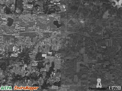 Rootstown township, Ohio satellite photo by USGS