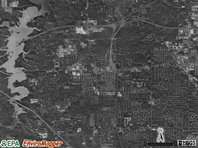 Austintown township, Ohio satellite photo by USGS