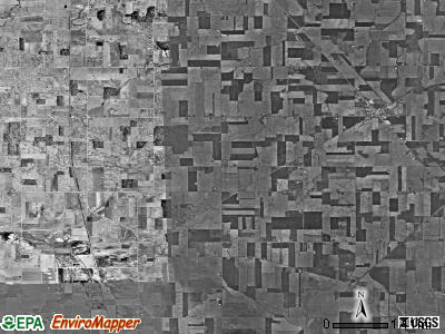Big Spring township, Ohio satellite photo by USGS