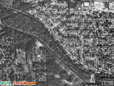 Coventry township, Ohio satellite photo by USGS