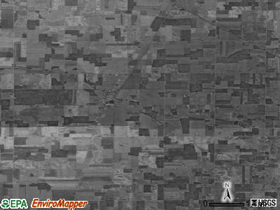 Chatfield township, Ohio satellite photo by USGS