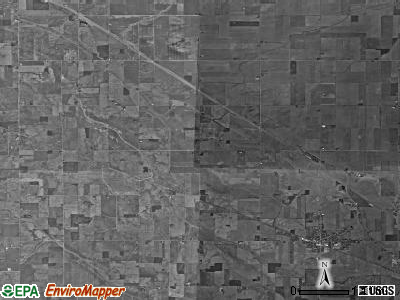 Tully township, Ohio satellite photo by USGS